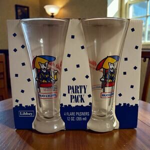 Vintage 1987 Bud Light Spuds MacKenzie Pilsner Party Pack